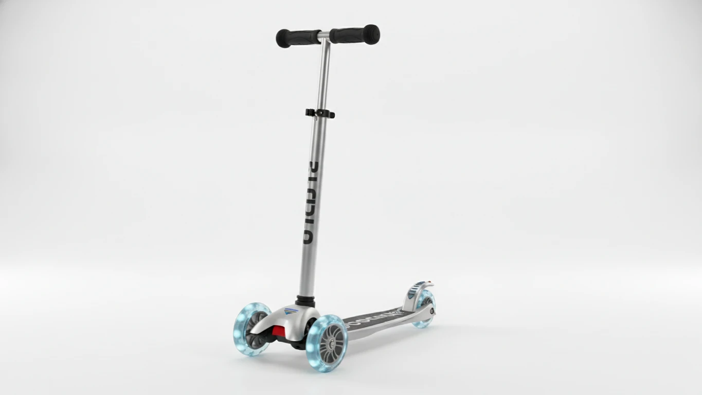 Adjustable Lean-to-Steer Kick Scooter