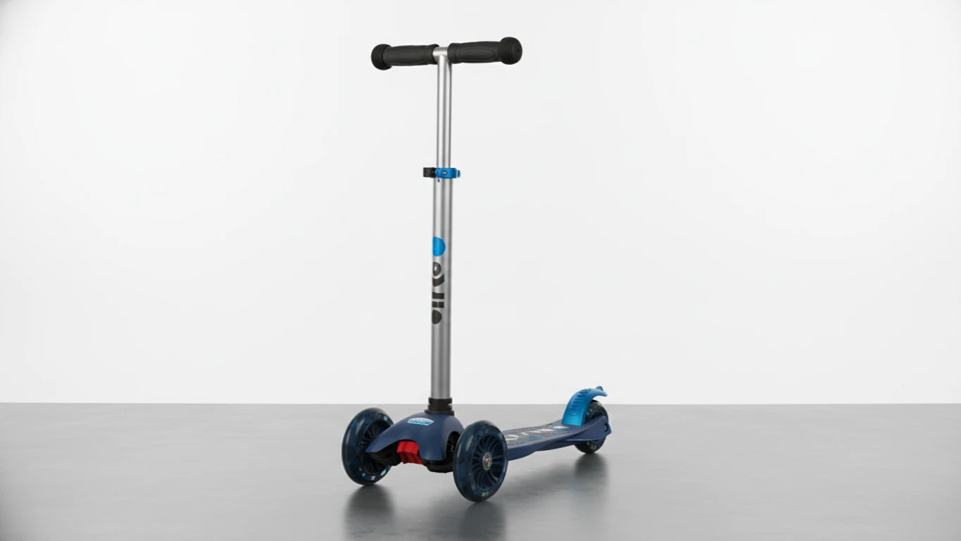 Adjustable Three-Wheeled Kick Scooter