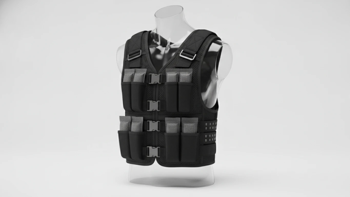 Adjustable Weighted Fitness Vest