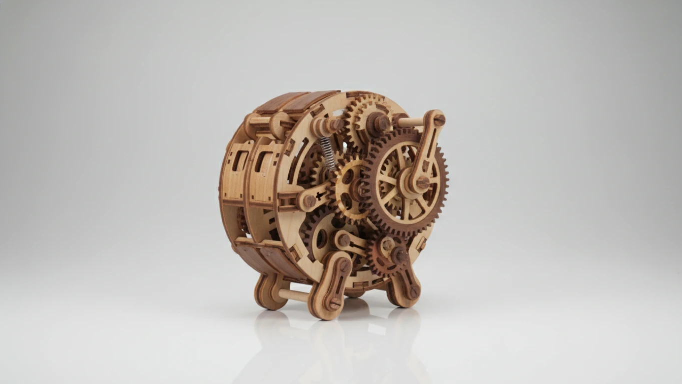 Advanced 3D Mechanical Wooden Puzzle