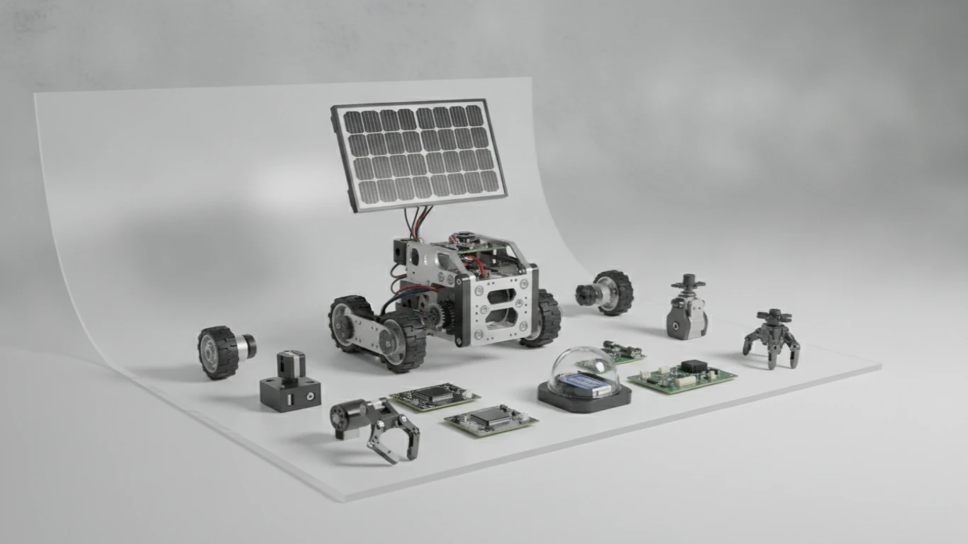 Advanced Solar-Powered Robot Kit