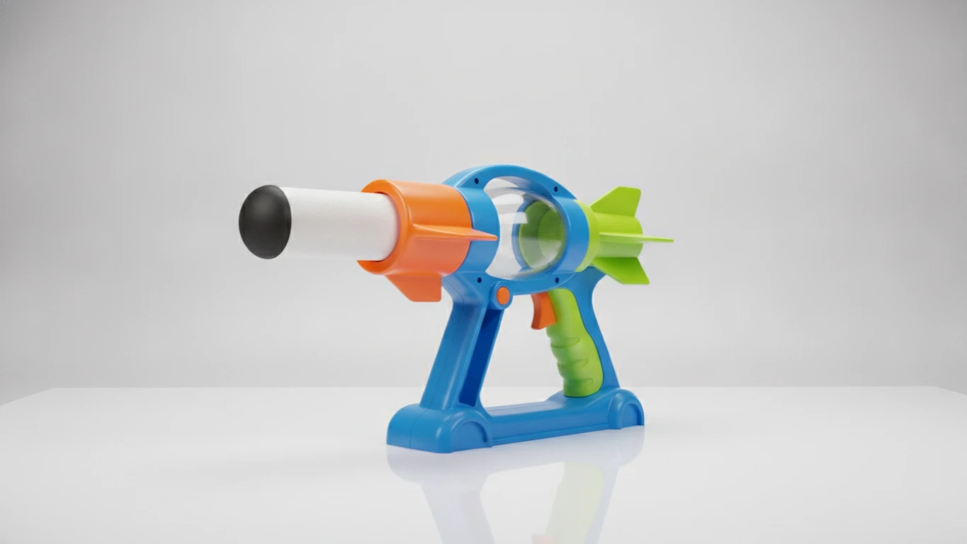 Air-Powered Foam Rocket Launcher