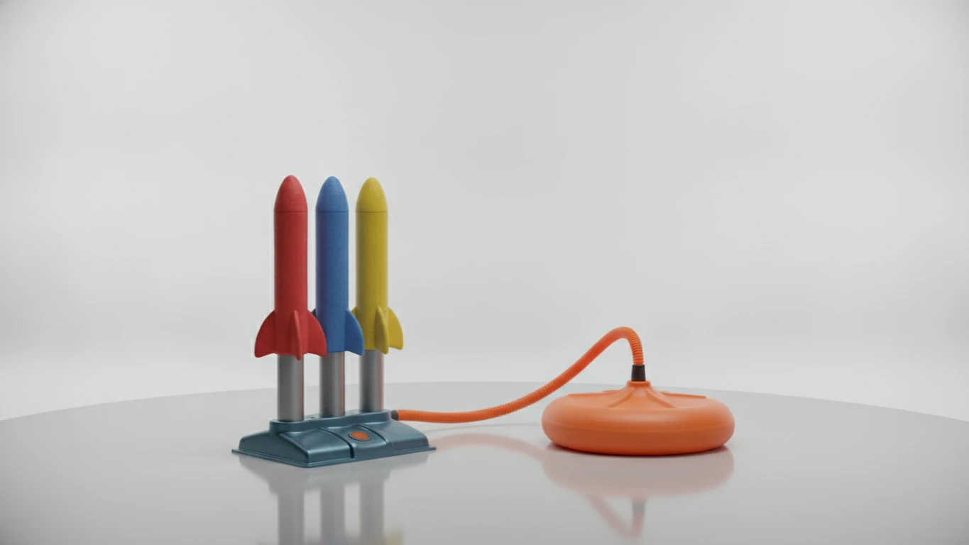Air-Powered Stomp Rocket Kit