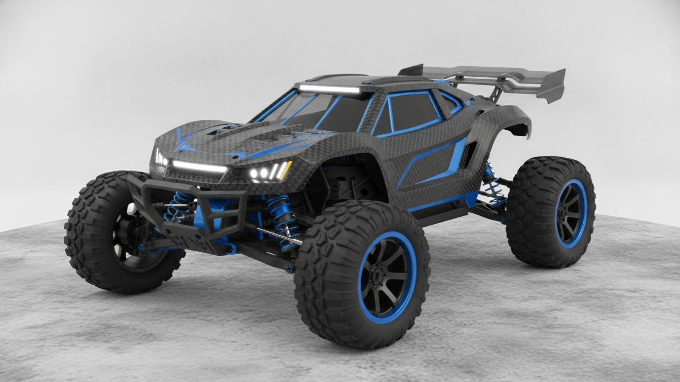 All-Terrain High-Speed Stunt Car