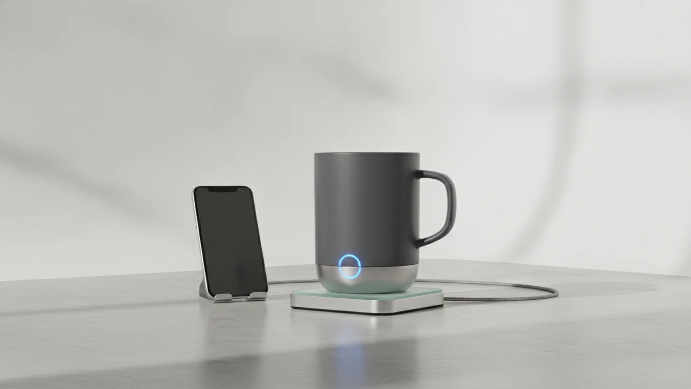 App-Controlled Smart Warming Mug