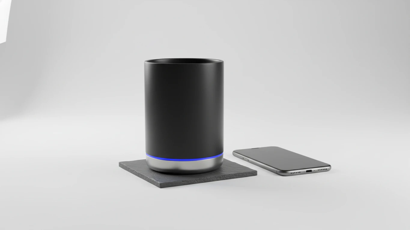 App-Controlled Temperature Heating Mug