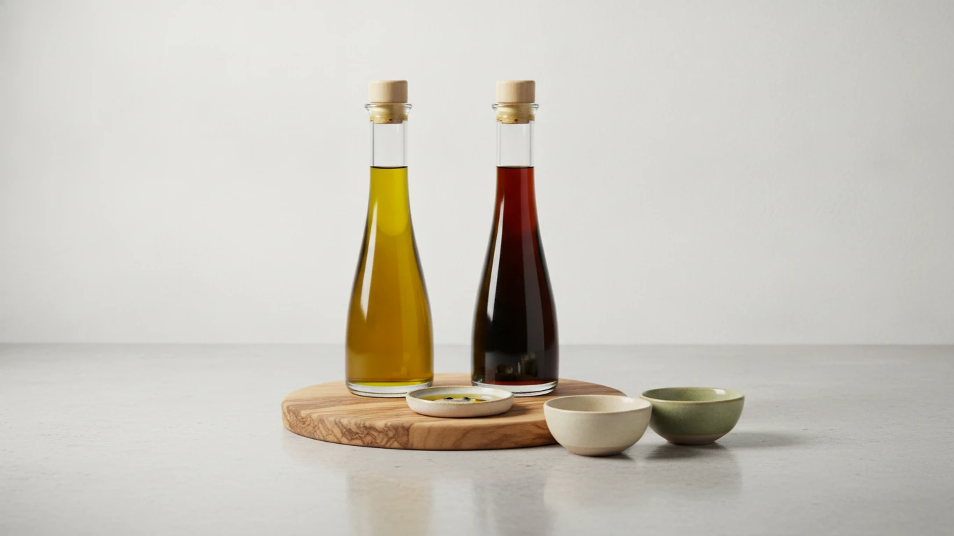 Artisanal Olive Oil and Balsamic Set