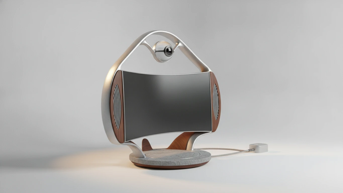 Artistic Desktop Video Calling Station