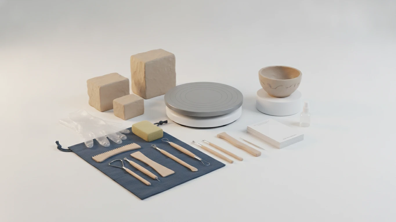 At-Home Pottery Sculpting Kit
