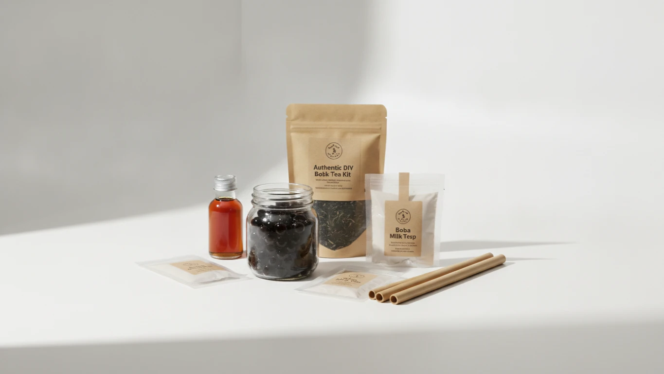 Authentic DIY Boba Milk Tea Kit