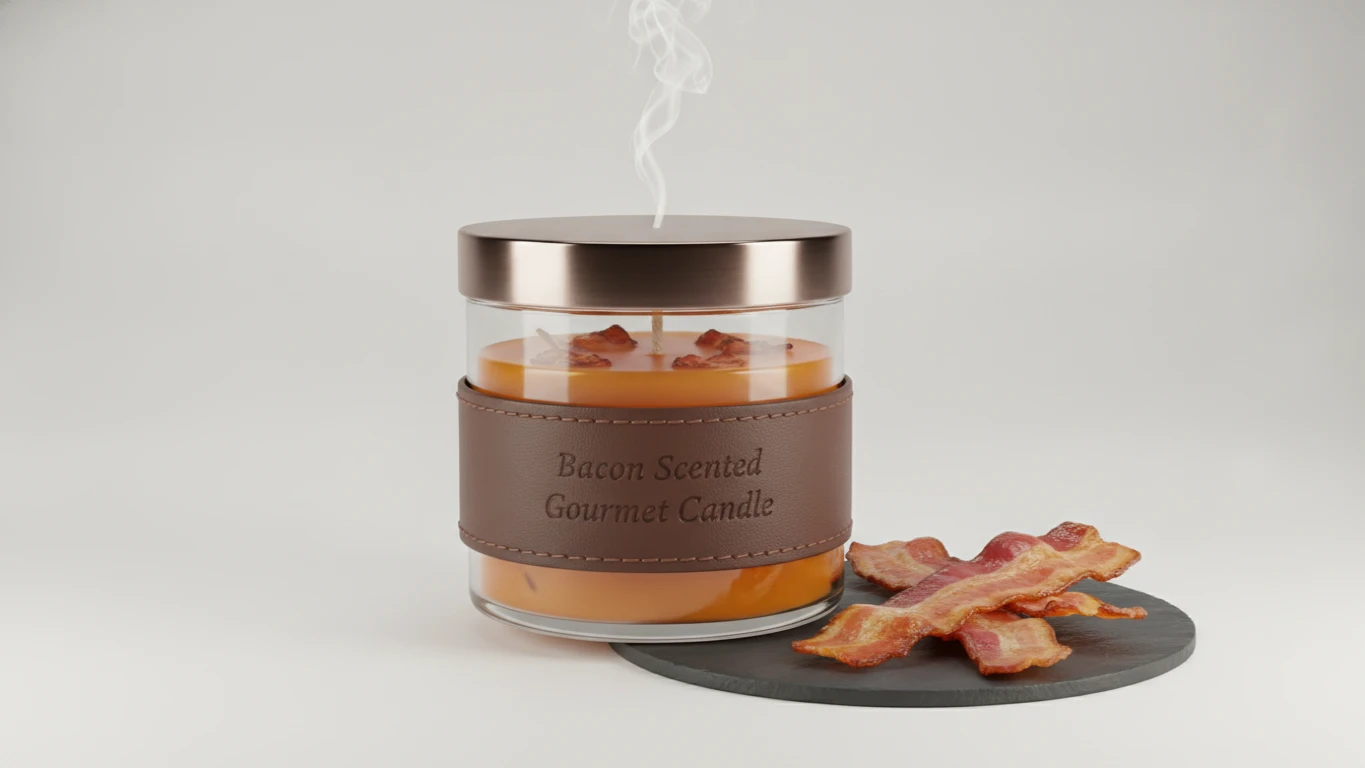 Bacon Scented Gourmet Candle