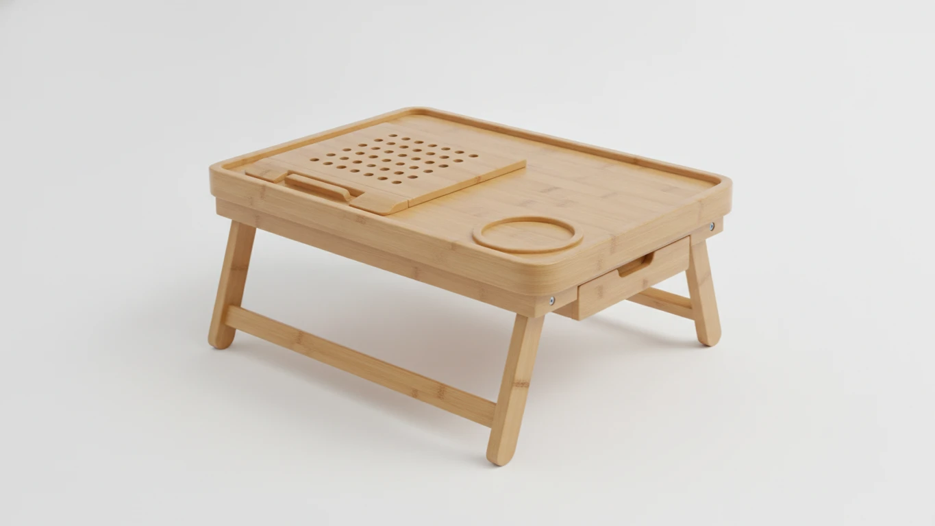 Bamboo Bed Desk and Laptop Tray
