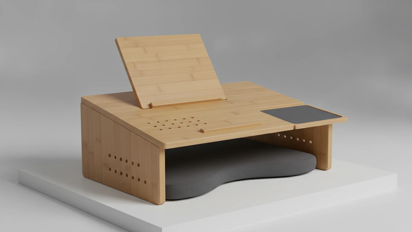 Bamboo Ergonomic Lap Desk