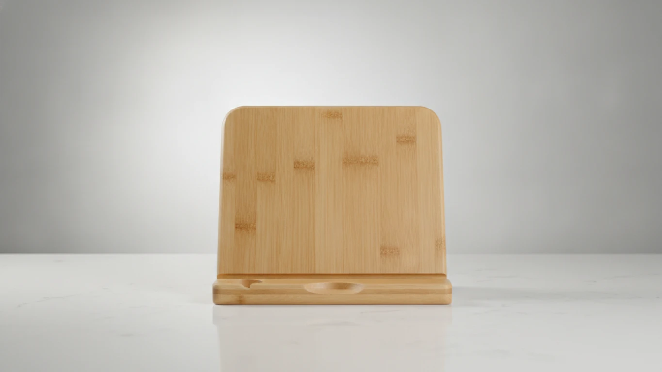 Bamboo Tablet Stand for Kitchen Use