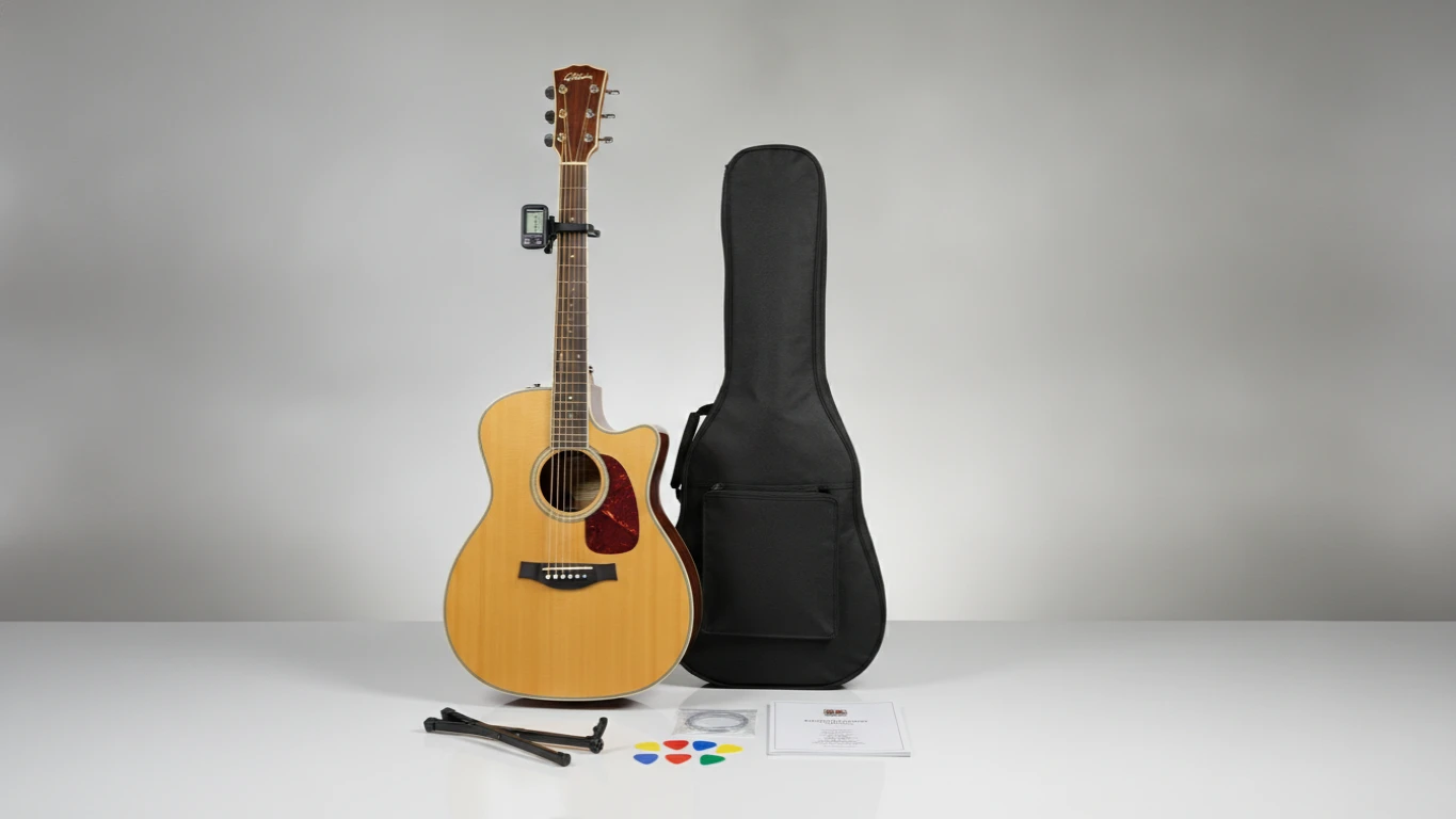 Beginner-Friendly Acoustic Guitar Kit