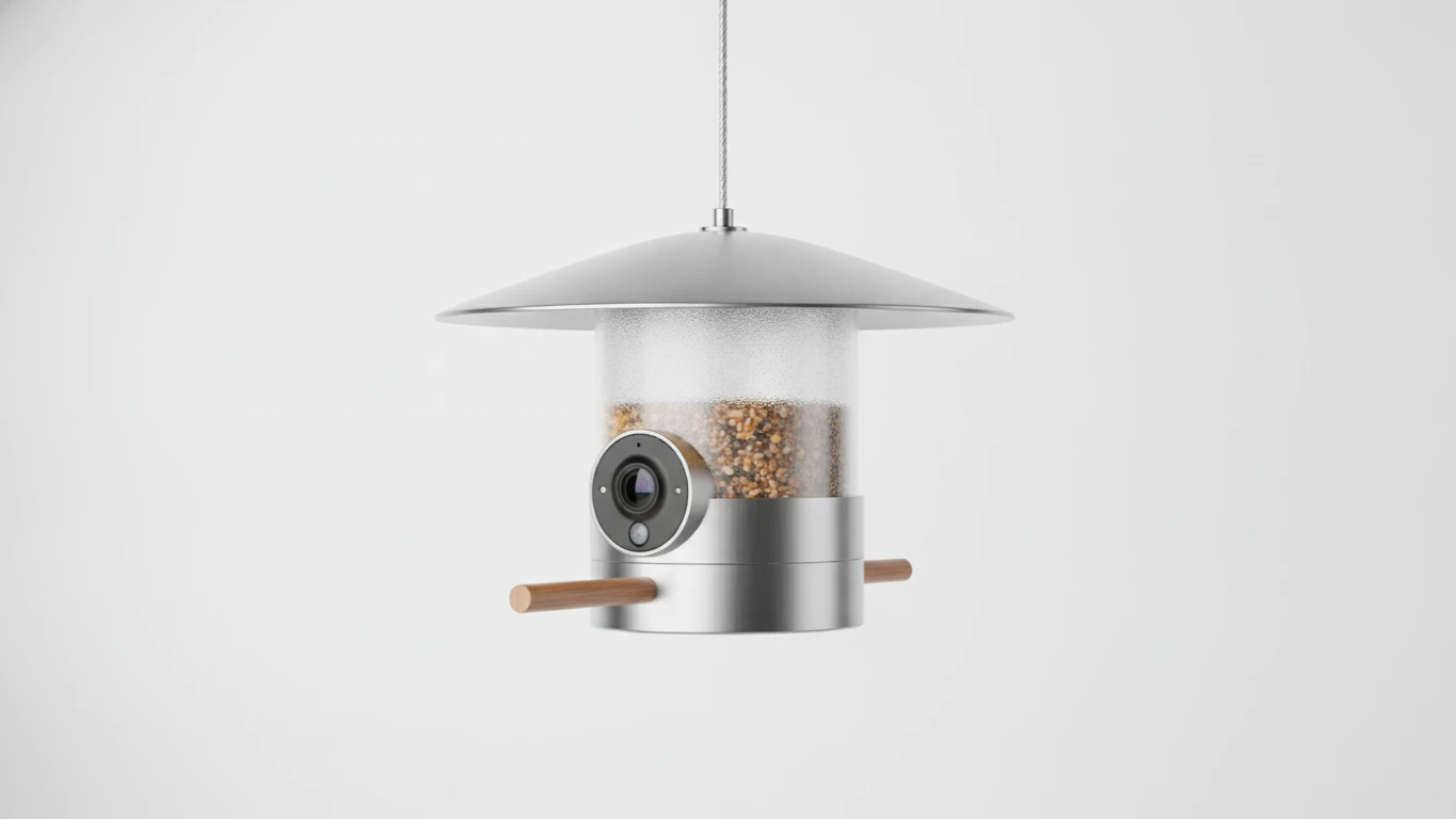 Bird Feeder with Integrated Smart Camera