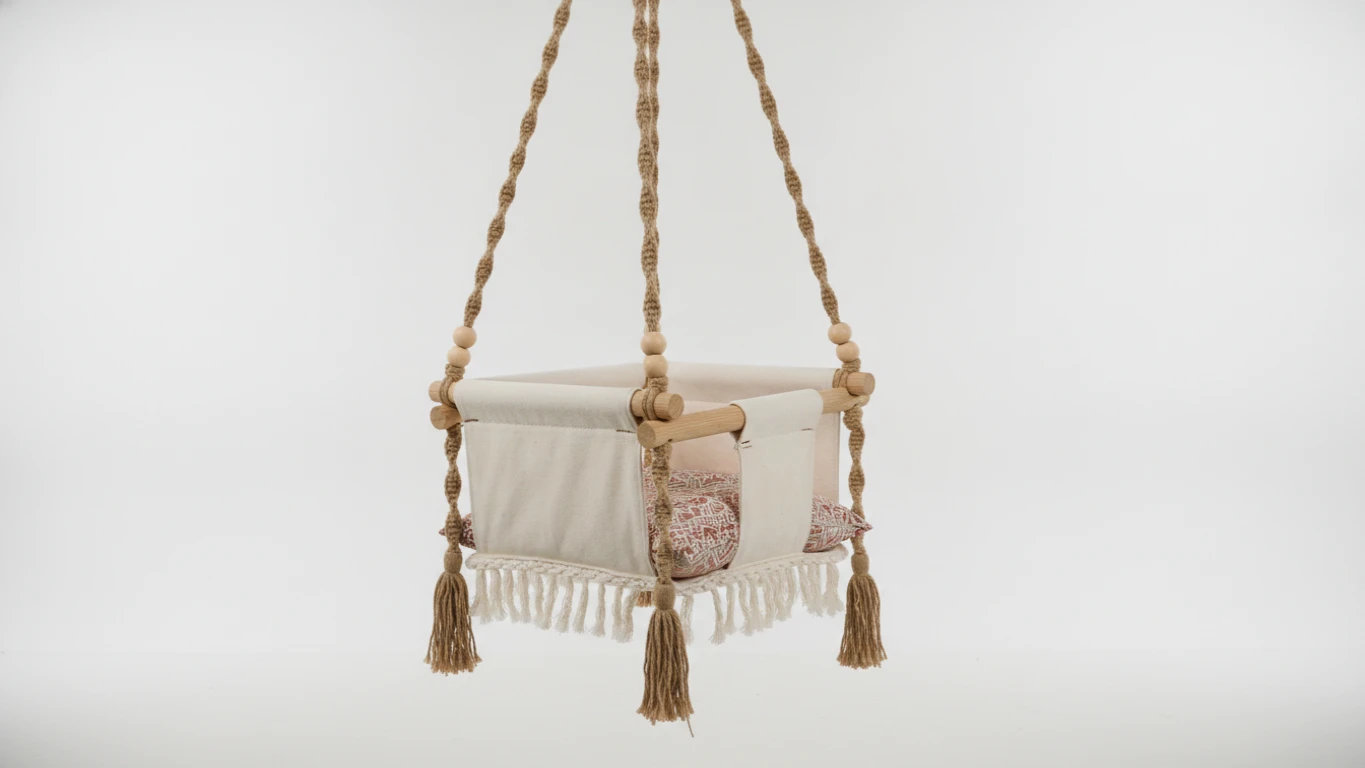 Bohemian Canvas Baby Swing