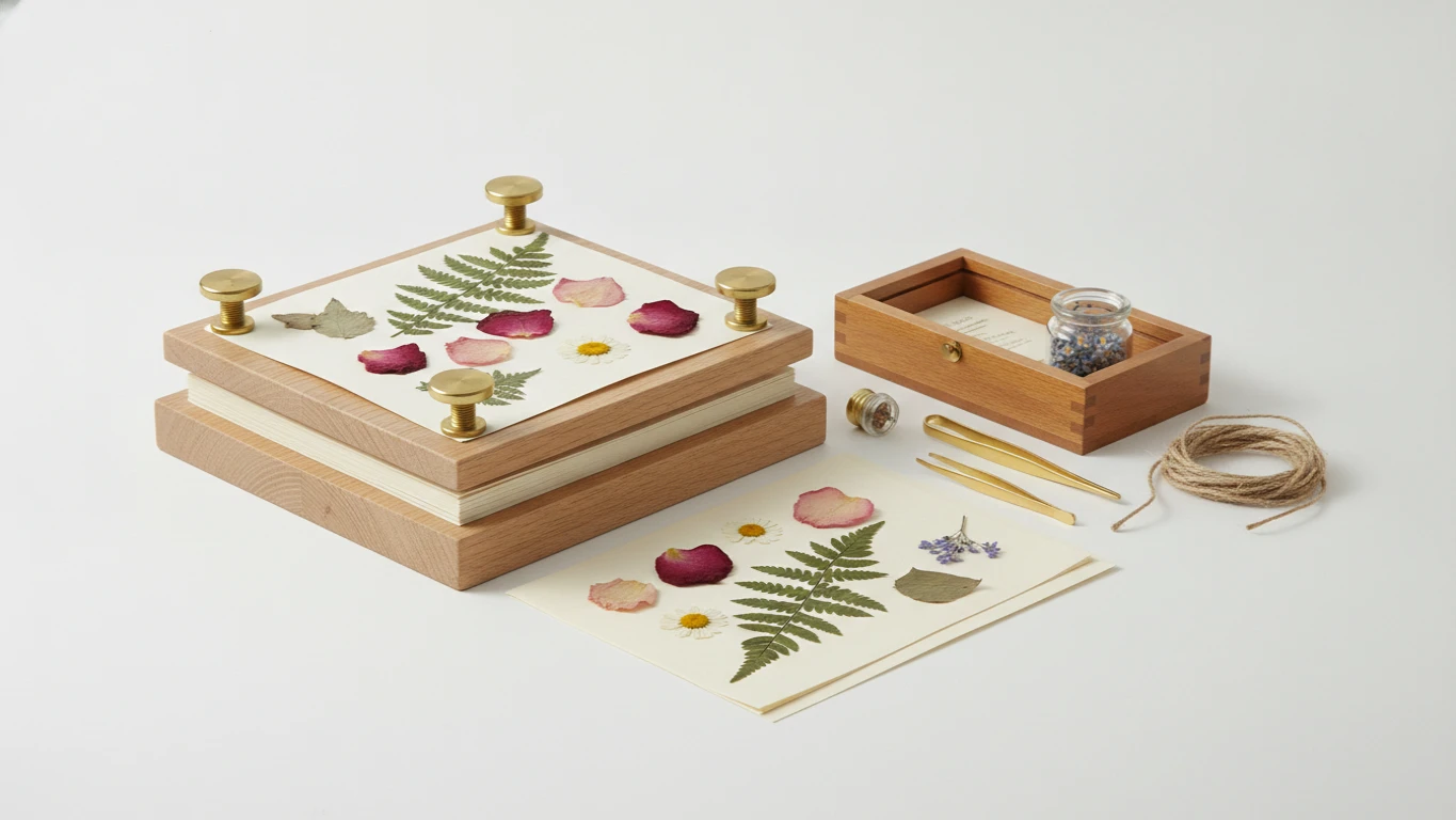 Botanical Flower Pressing Kit