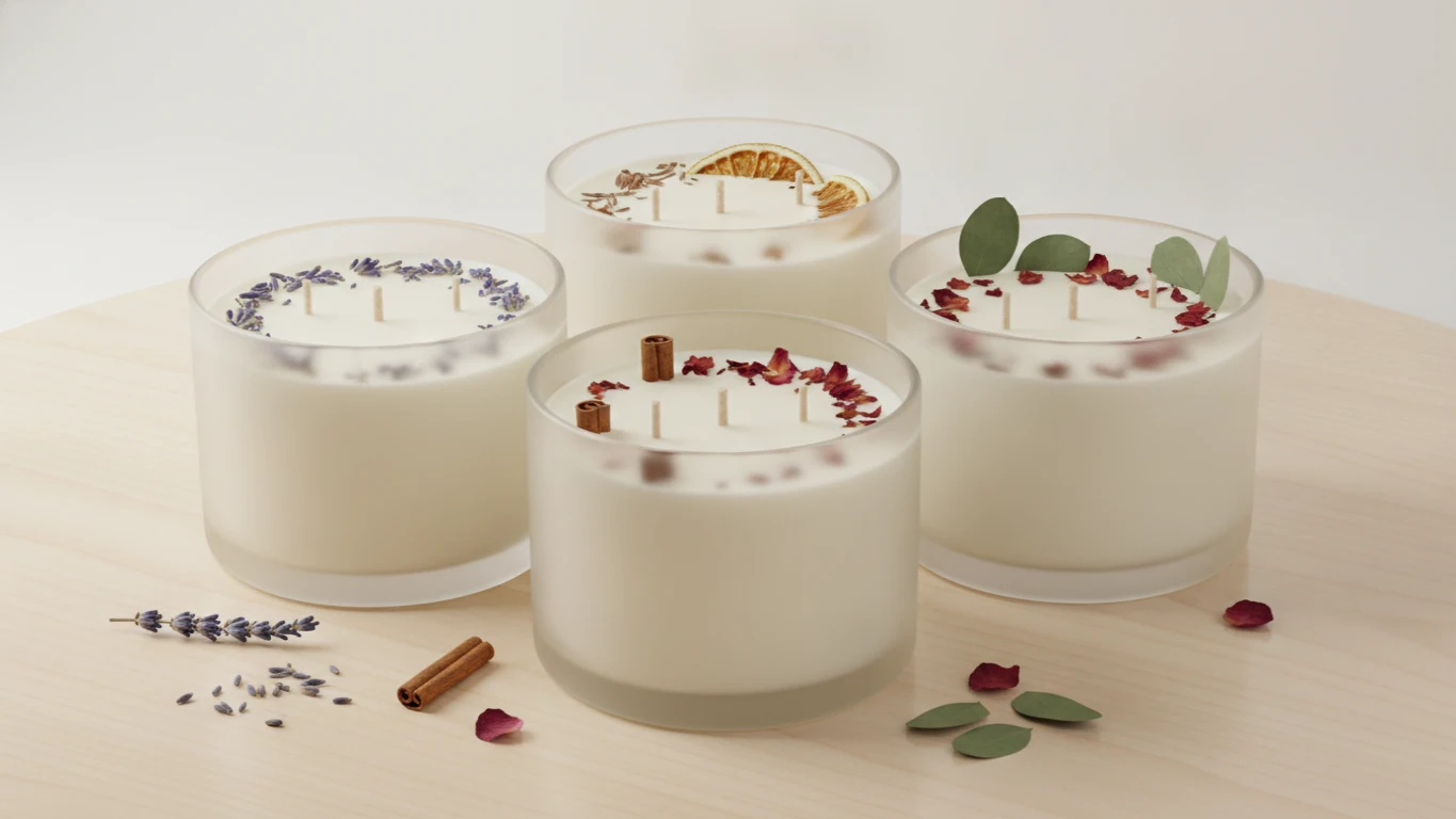 Botanical Soy Candle Set