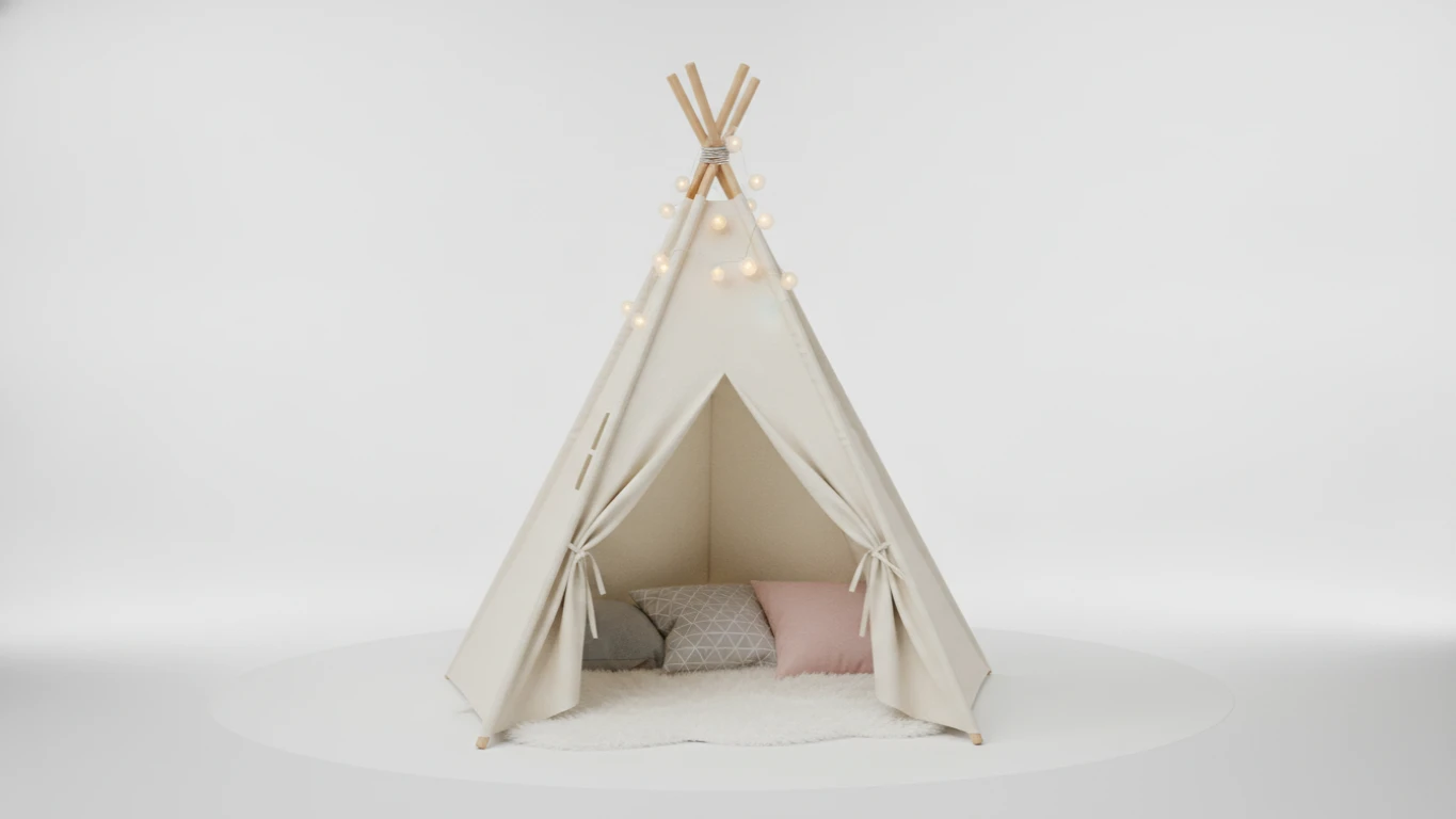 Canvas Indoor Teepee Tent