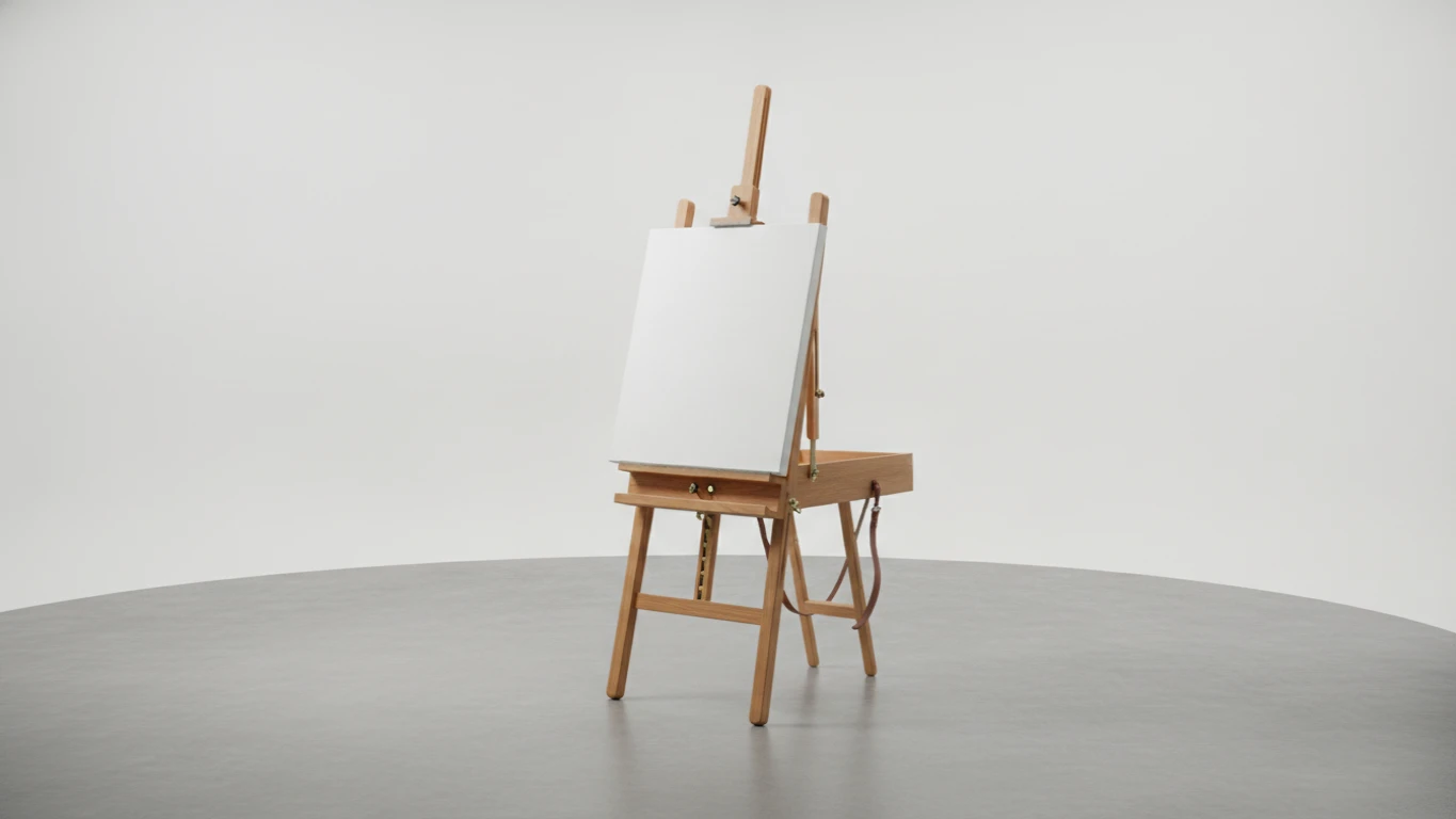 Canvas Tabletop Art Easel