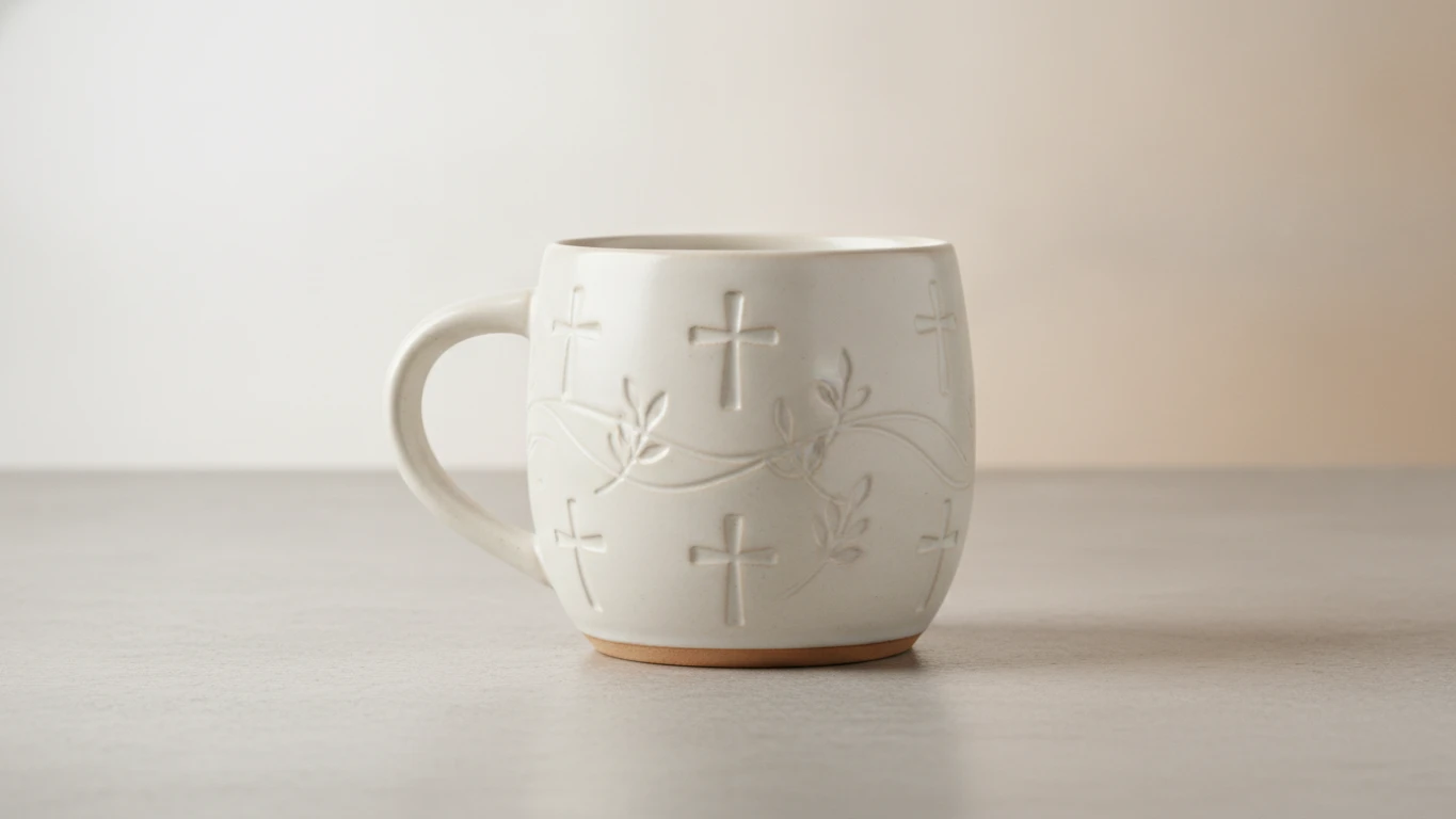 Ceramic Faith-Inspired Mug
