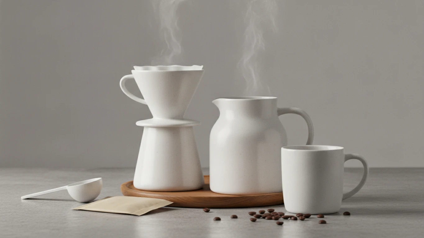 Ceramic Pour-Over Coffee Starter Kit
