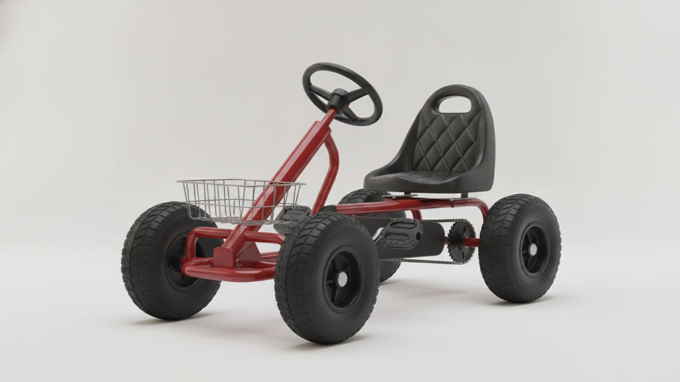 Classic Heavy-Duty Pedal-Powered Go-Kart