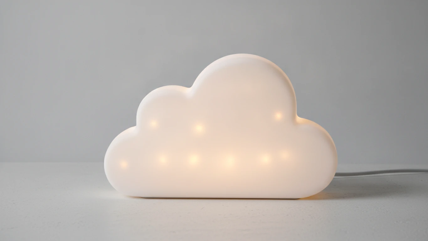 Cloud-Shape LED Nursery Night Light