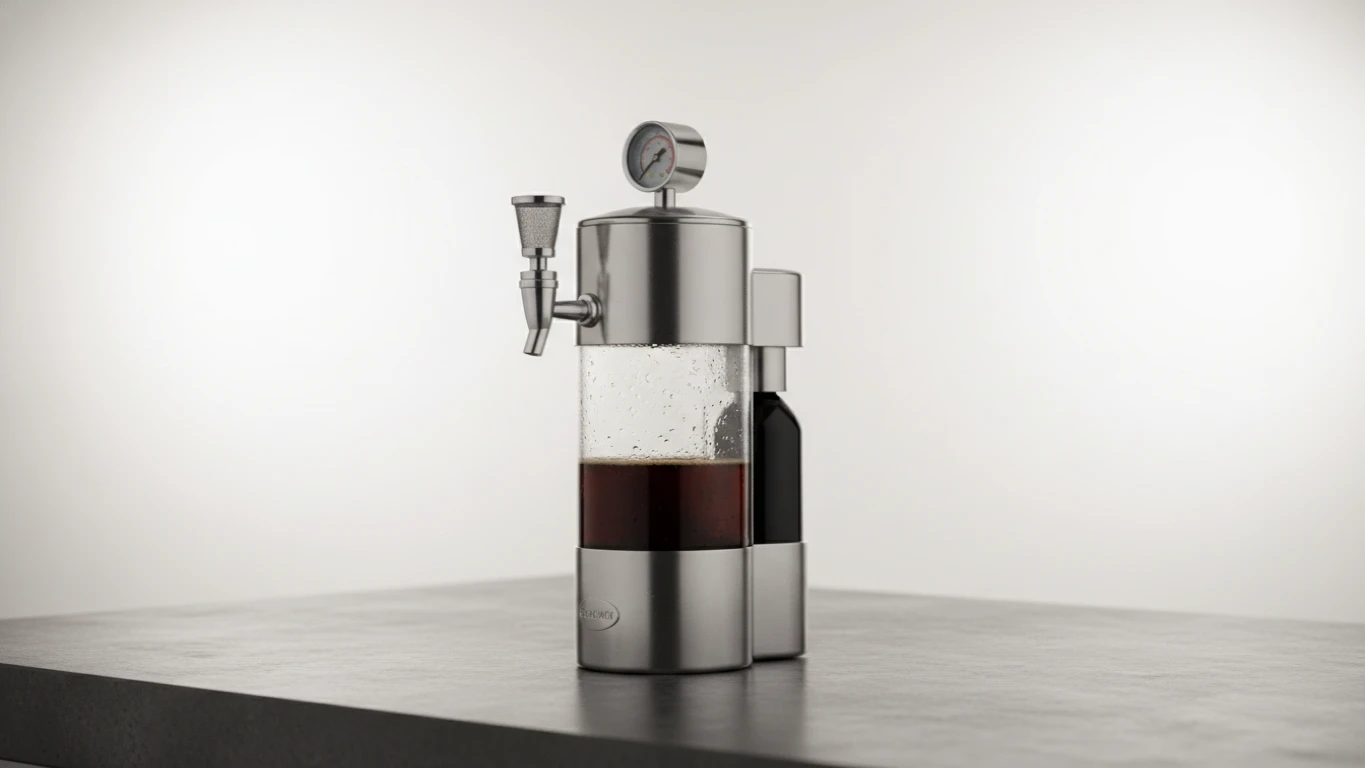 Cold Brew Coffee Maker with Nitrogen Infuser