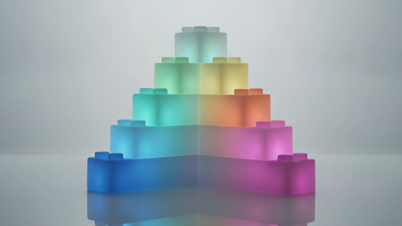 Color-Changing LED Night Light Building Blocks