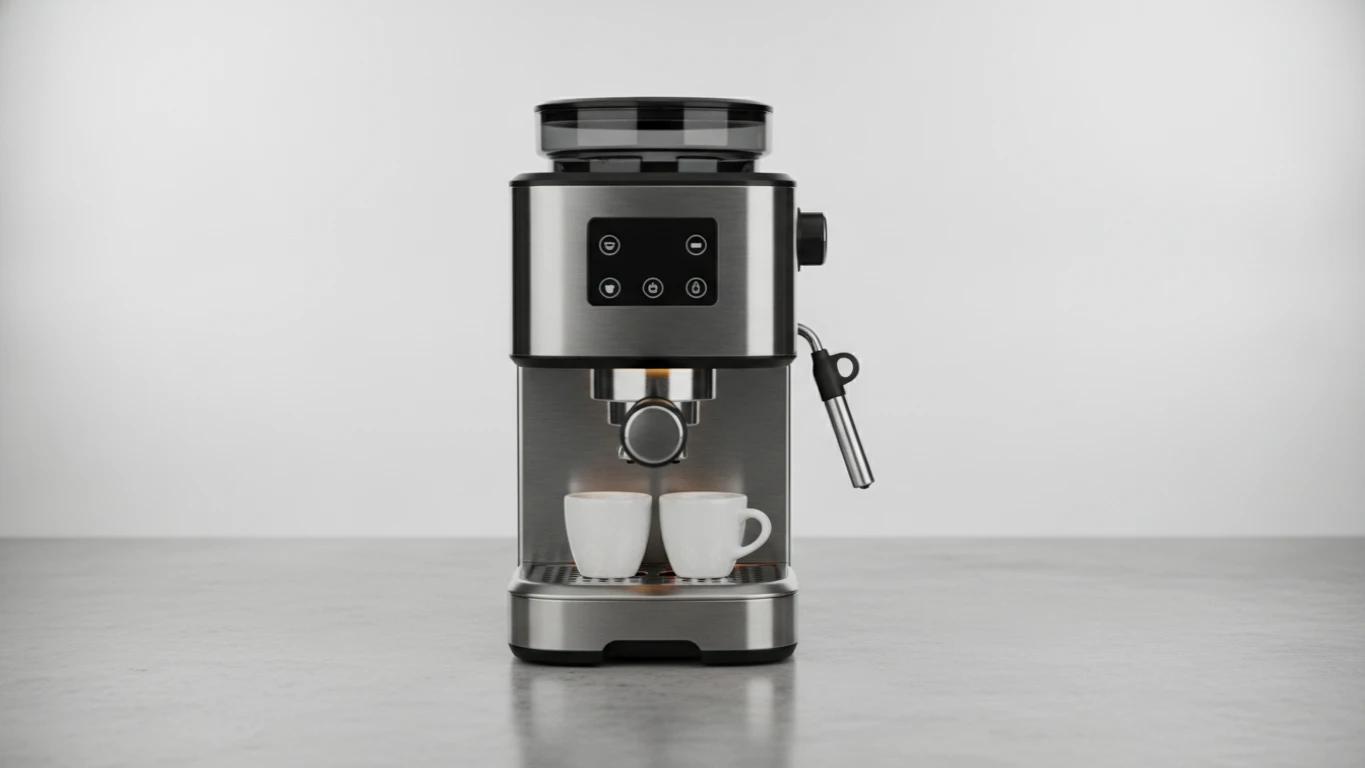 Compact Bean-to-Cup Espresso Machine