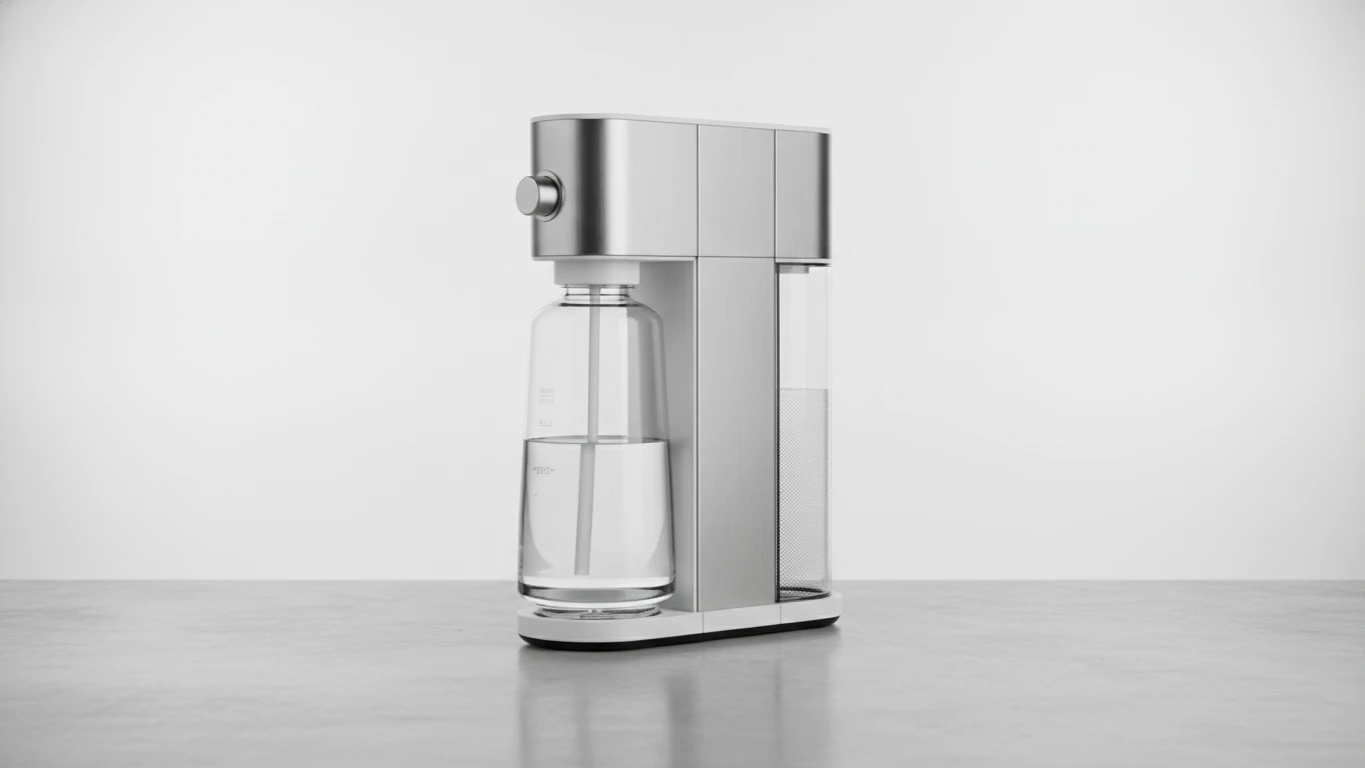 Compact Countertop Sparkling Water Maker