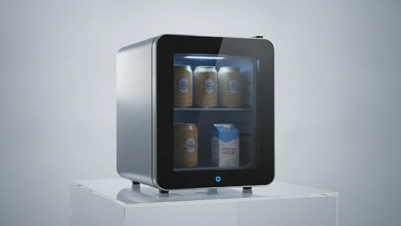 Compact Desktop Mini-Fridge