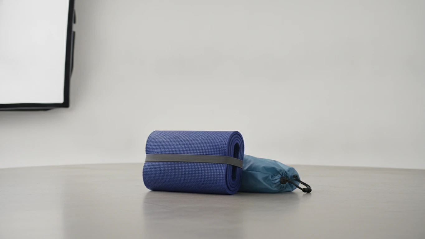 Compact Foldable Travel Yoga Mat