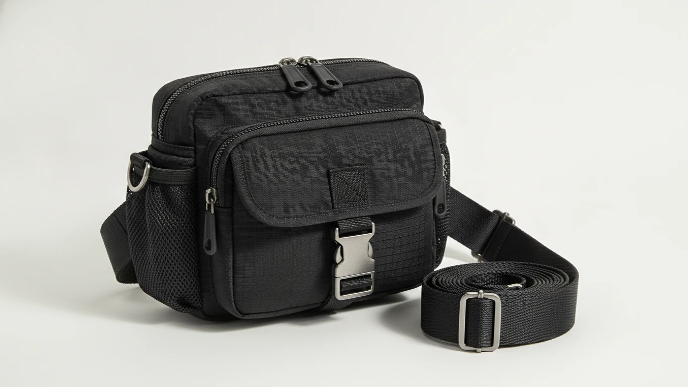 Compact Multi-Pocket Belt Bag