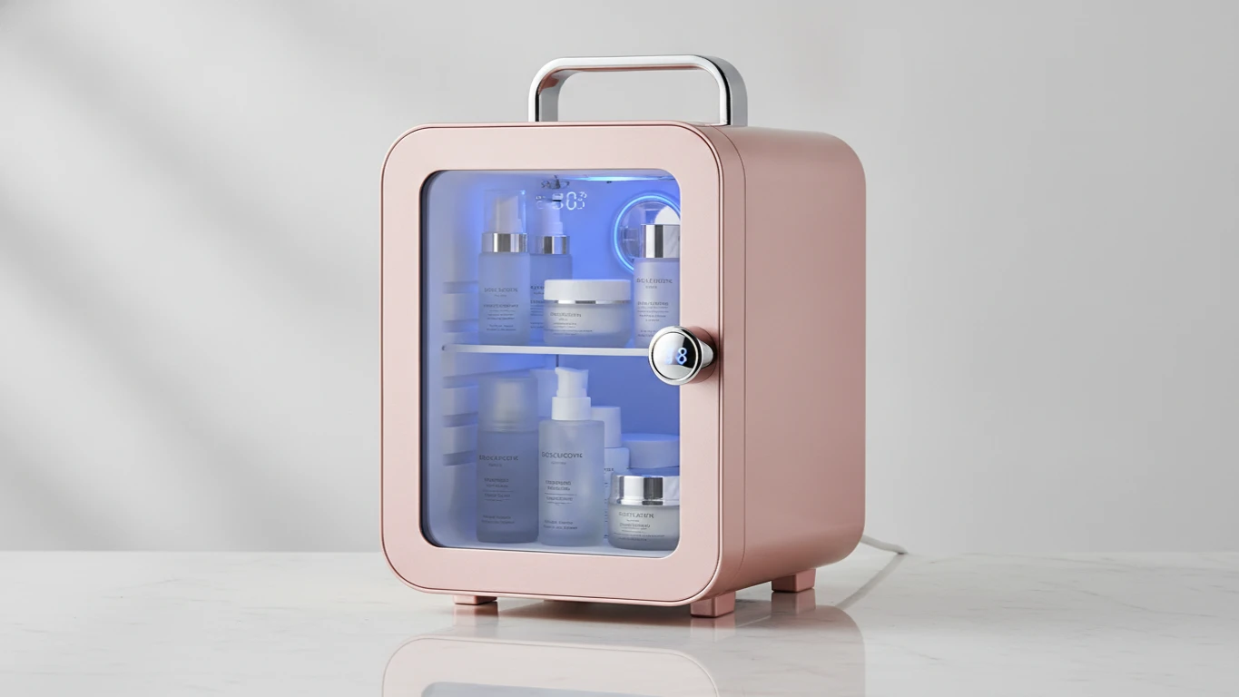 Compact Skincare Beauty Fridge