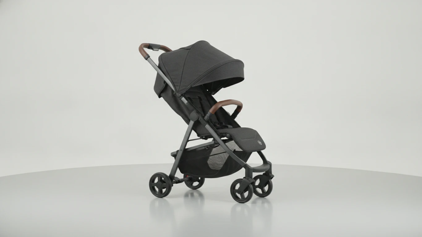 Compact Travel Stroller with Recline