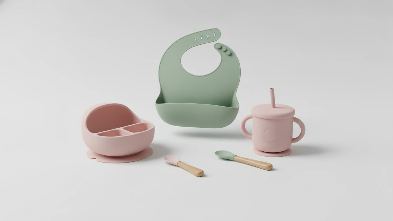 Complete Silicone Feeding Starter Set
