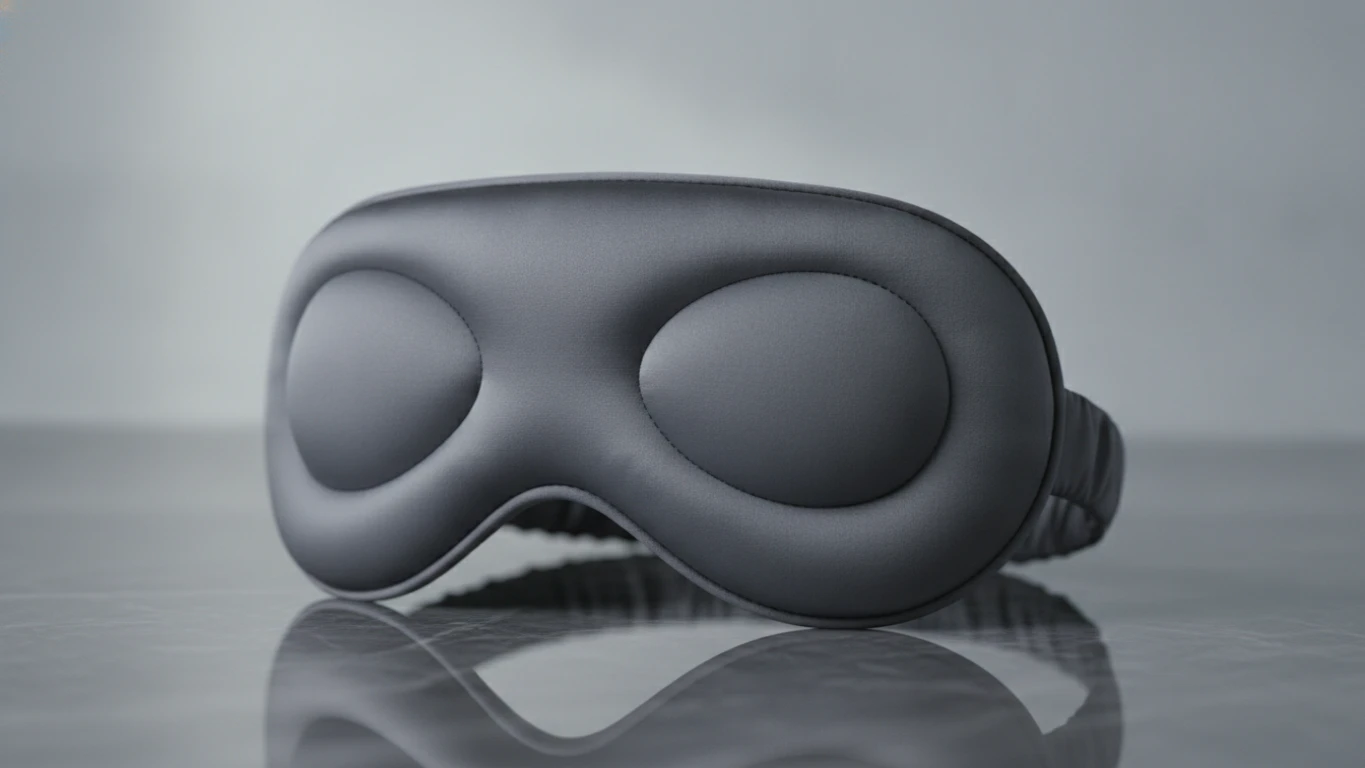 Contoured Weighted Silk Sleep Mask