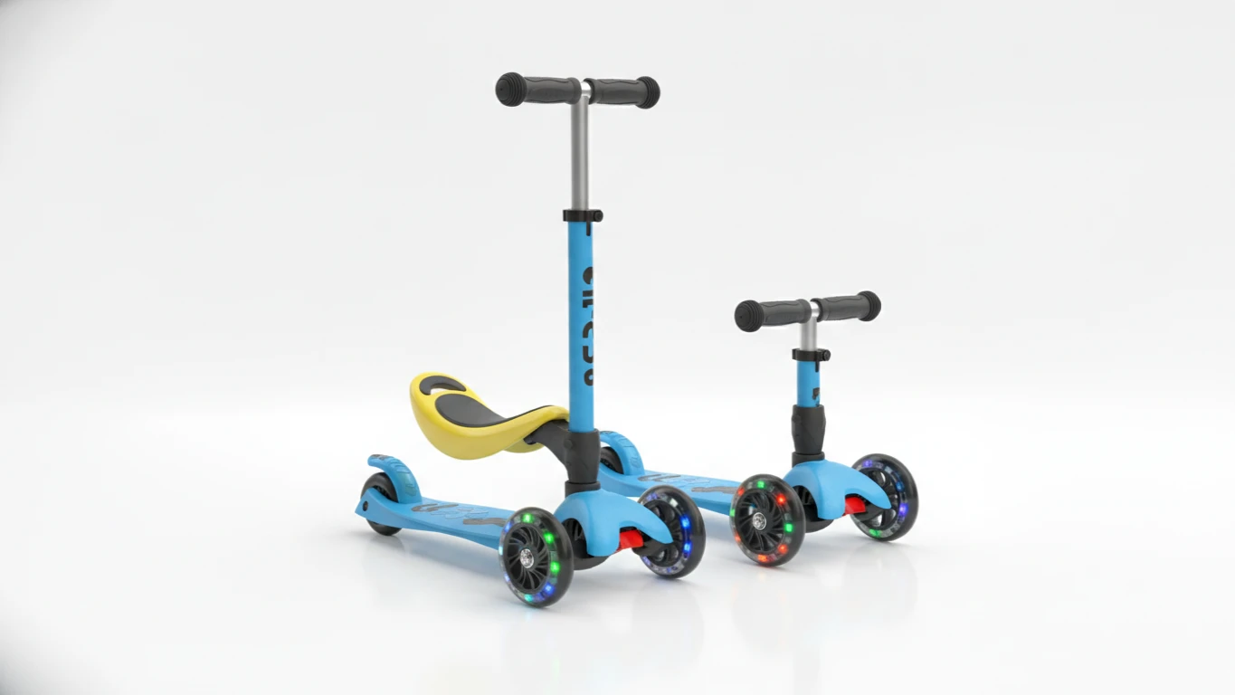 Convertible 3-in-1 Kick Scooter