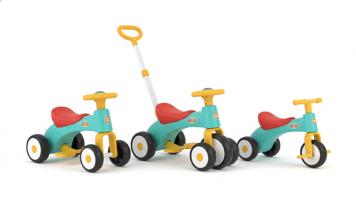 Convertible 3-in-1 Ride-On Toy
