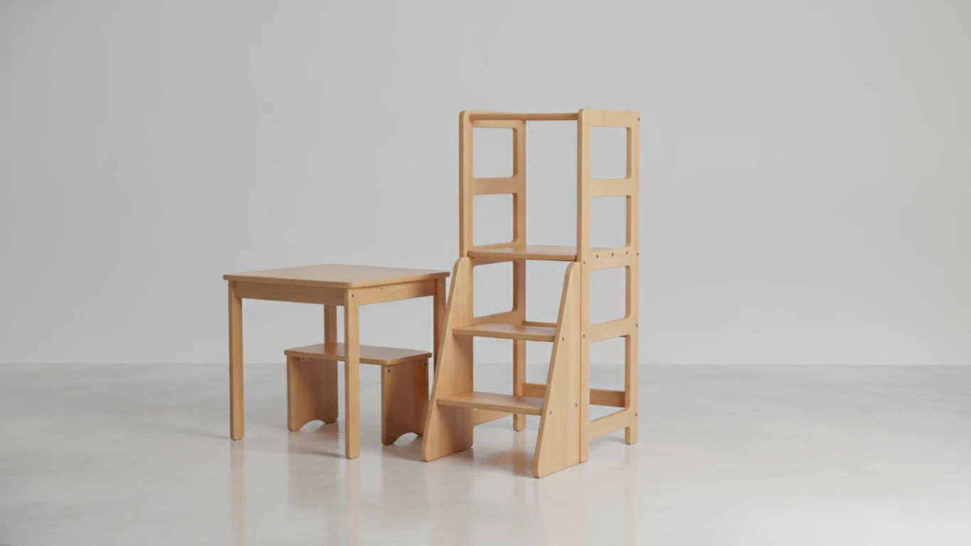 Convertible Wood Learning Tower