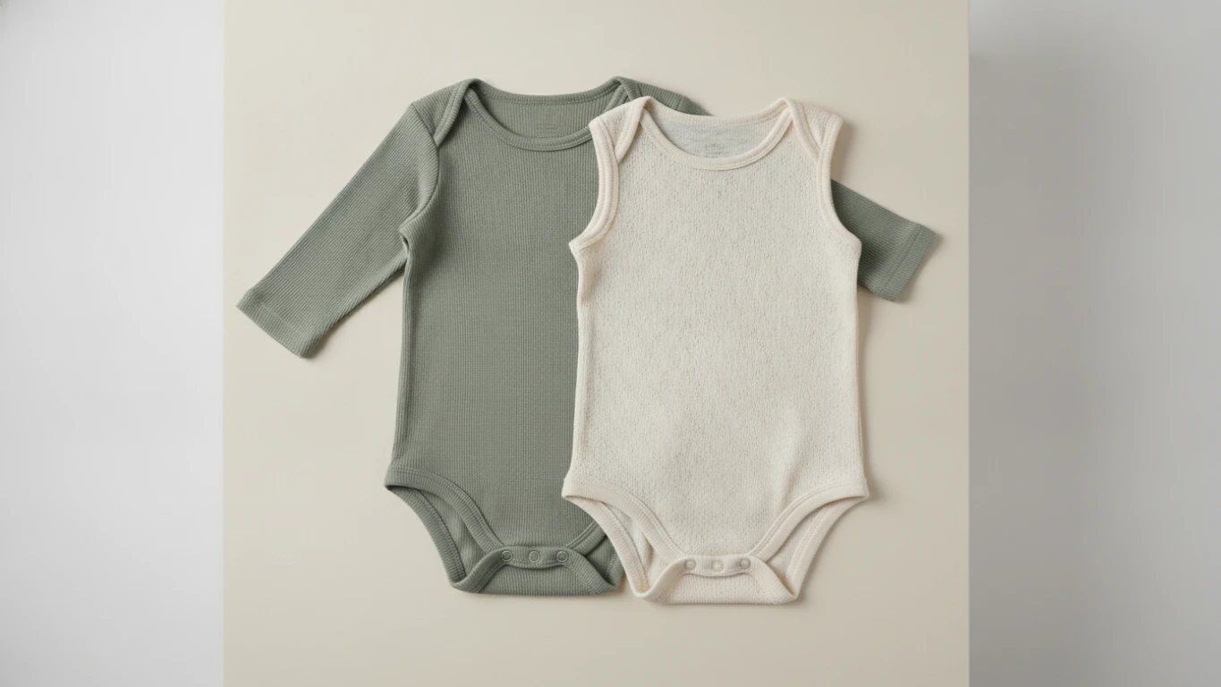 Coordinated Organic Bodysuit Set