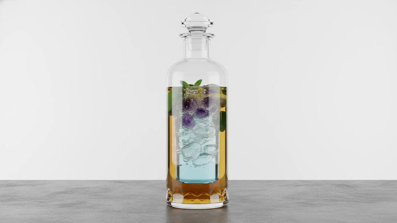Crystal Infusion Beverage Decanter
