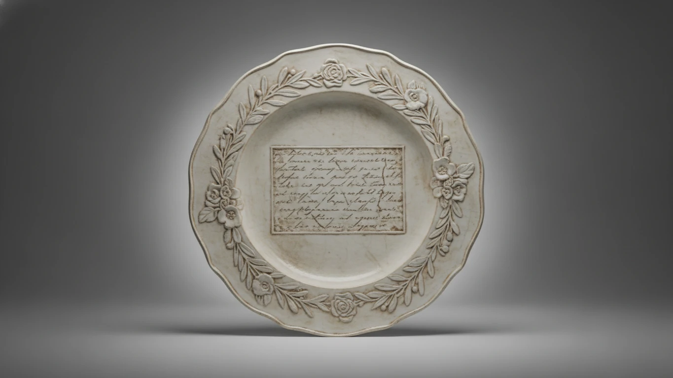 Custom Ceramic Scripture Wall Plate