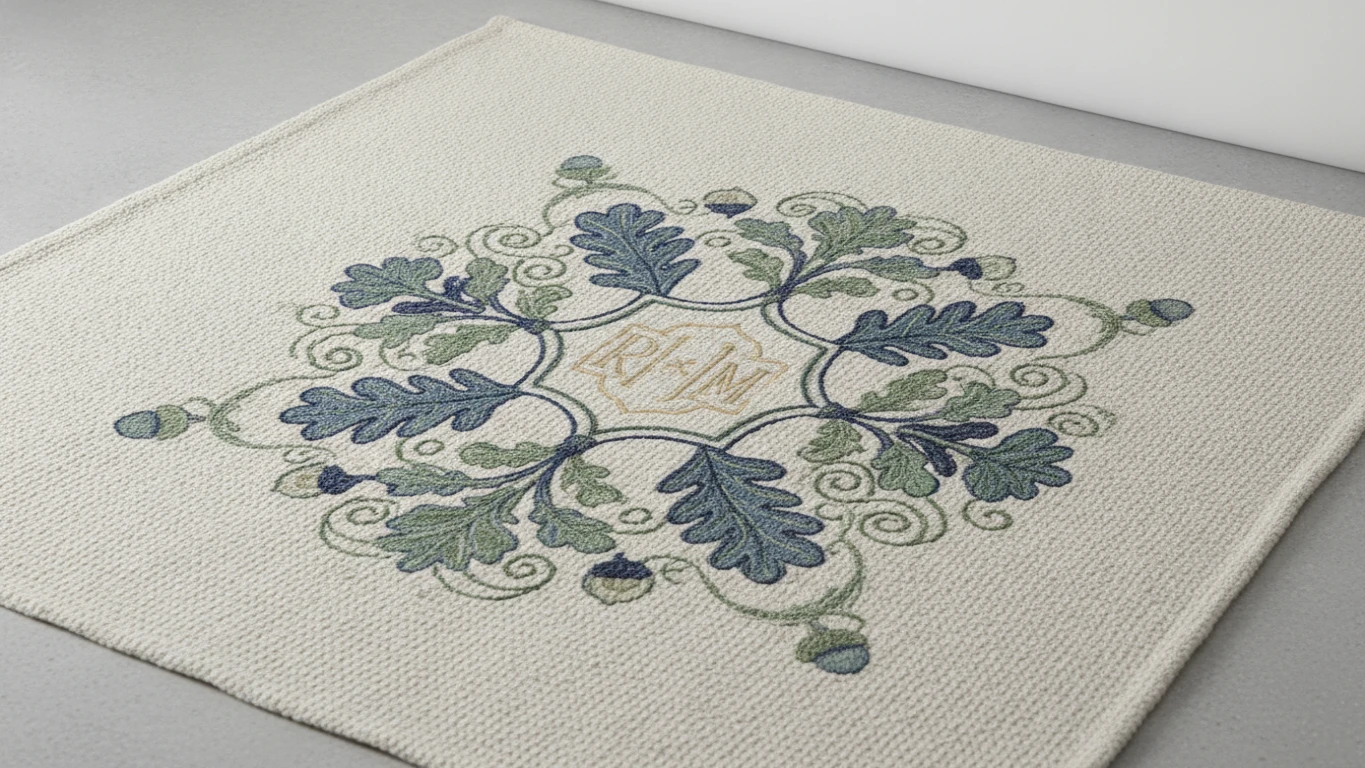 Custom Embroidered Heirloom Blanket