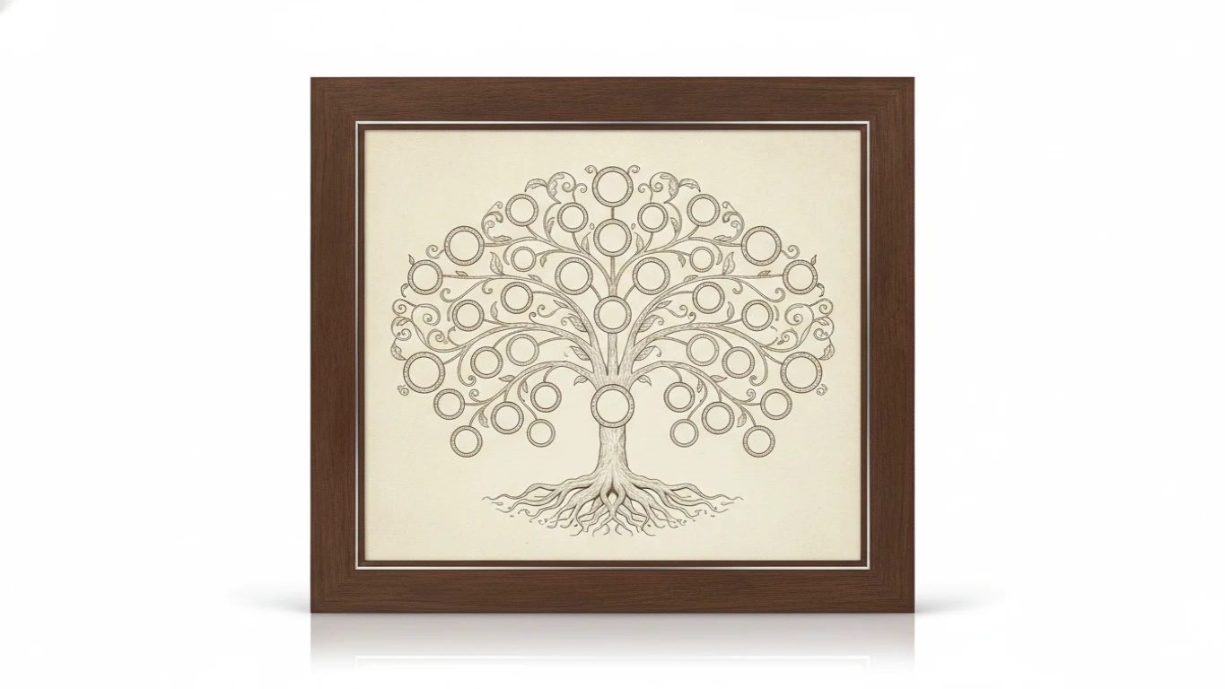 Custom Multi-Generation Family Tree Print