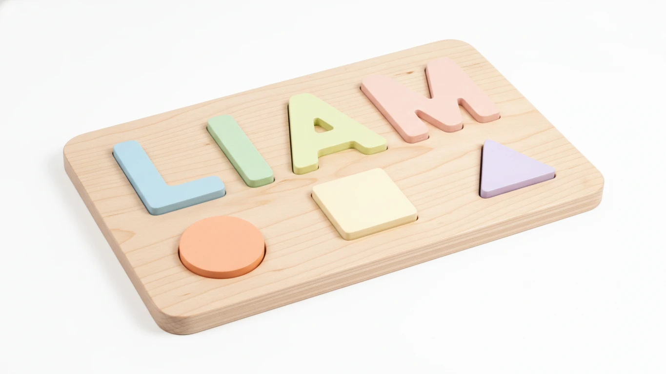Custom Wooden Name Board Puzzle