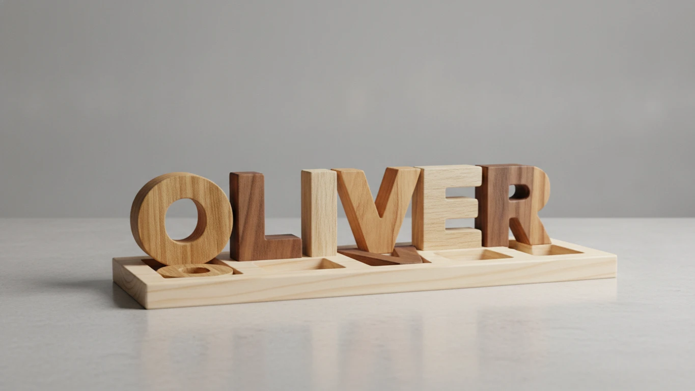 Custom Wooden Name Puzzle